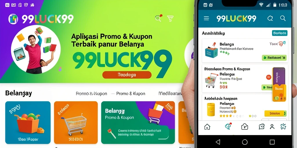 Antarmuka pengguna 99LUCK99 menampilkan pilihan kupon menarik.