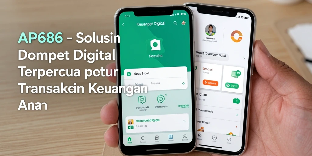Tampilan antarmuka pengguna AP686 yang sederhana dan intuitif.