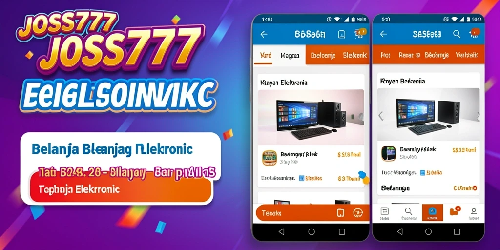 Antarmuka aplikasi JOSS777 yang mudah digunakan dan menarik.