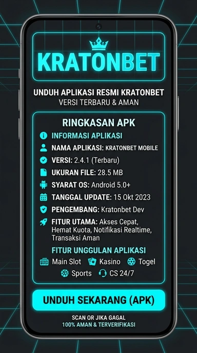 Tampilan halaman APK kratonbet